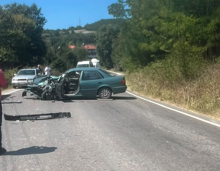 Bartın-Arıt Yolunda Feci Kaza!
