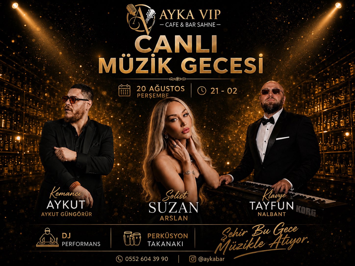 Ayka’da Müzik Dolu Bir Gece Yaşanacak!