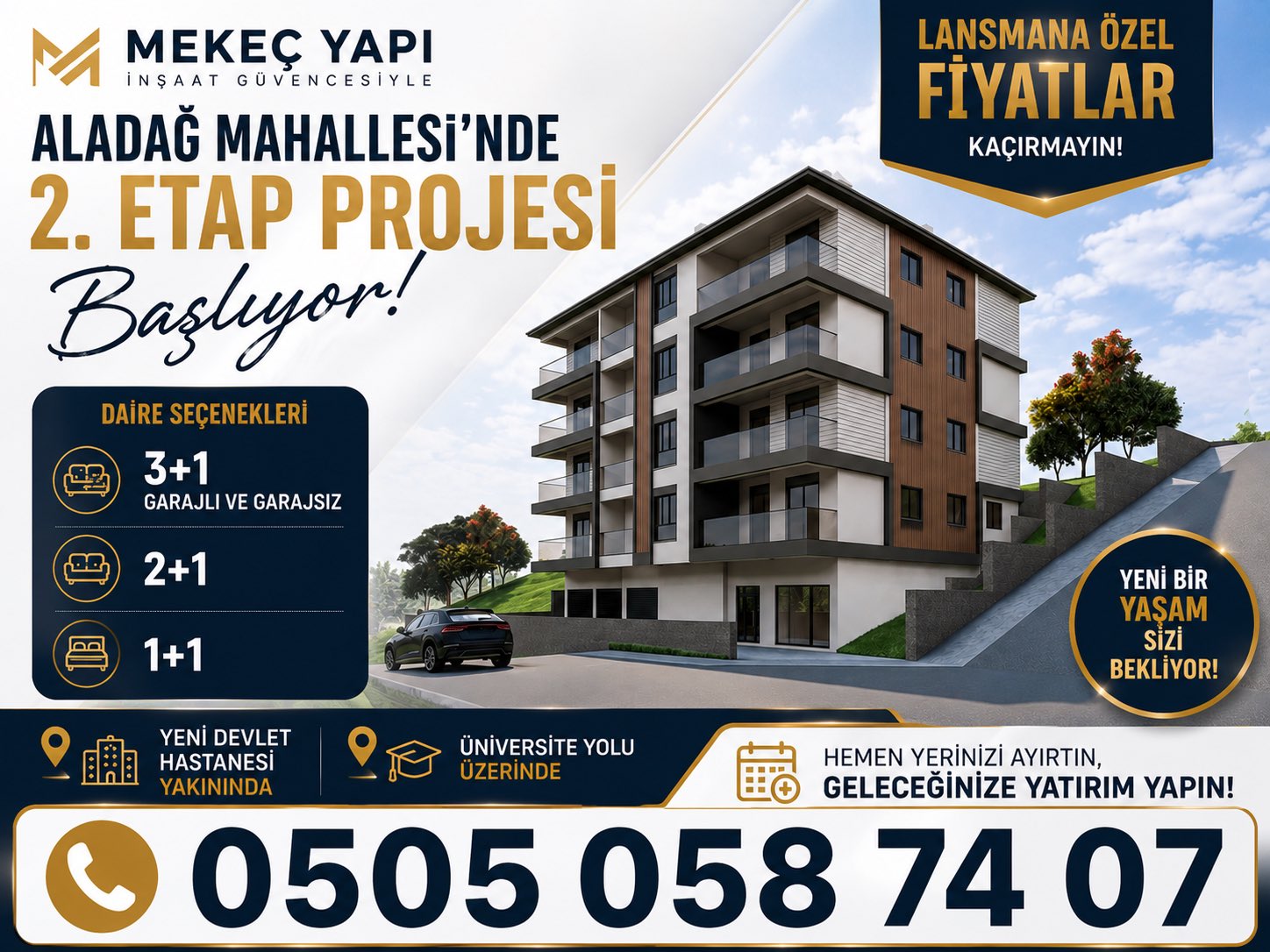 Aladağ’da Yeni Yaşamın Kapıları Açılıyor: Lansmana Özel Fiyatlar!