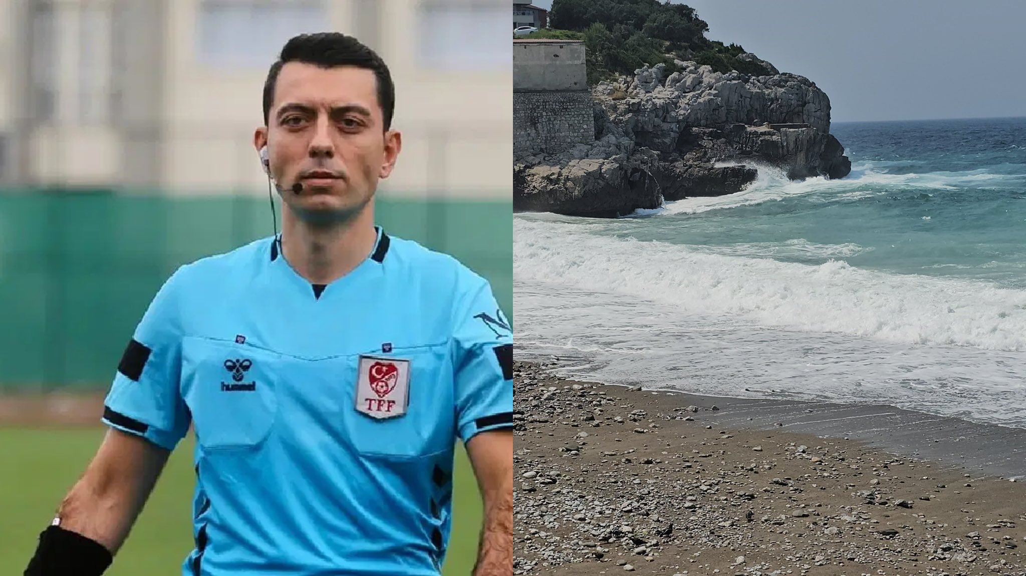 Zonguldak'ta yasağa rağmen denize giren hakem Hakan Ergin, boğularak hayatını kaybetti.